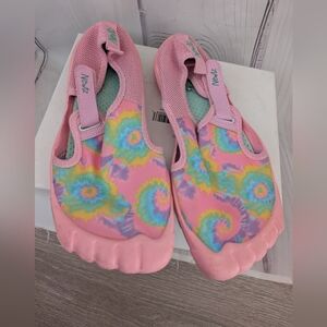 Newtz Pink Tie-Dye Water Shoes
